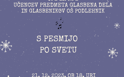 BOŽIČNO-NOVOLETNI KONCERT OŠ PODLEHNIK